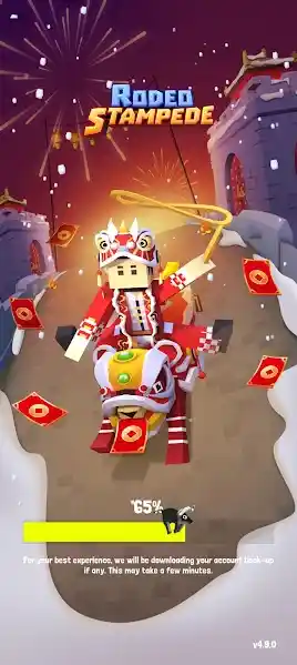 tScreenshot of Rodeo Stampede Gameplay